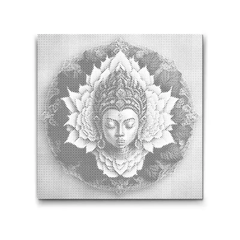 Meistverkauft Punktmalerei – Buddha in Mandala