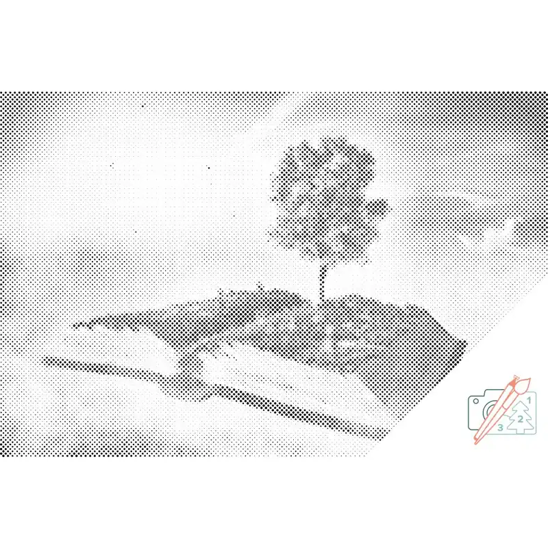 Punktmalerei – Buchen Sie in den Wolken Weltweiter Versand