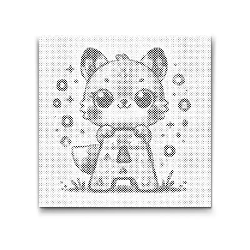 Punktmalerei – Buchstabe A – Mit einem Tier Gleich Bestellen