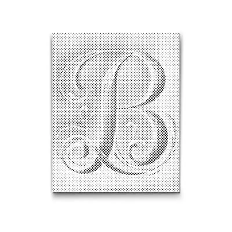 Punktmalerei – Buchstabe B Sofort Bestellen