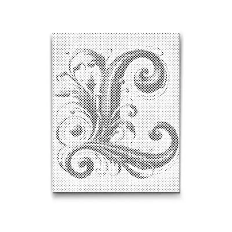 Punktmalerei – Buchstabe L Online Kaufen