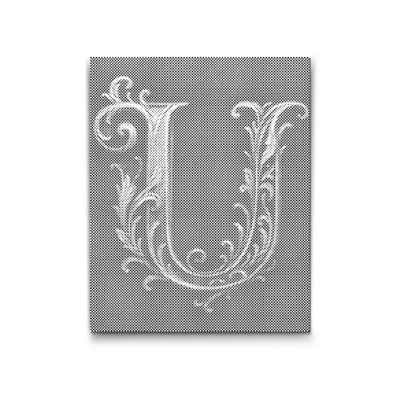 Punktmalerei – Buchstabe U Top-Angebot