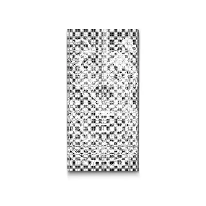 Punktmalerei – Bunte Gitarre Neue Ware