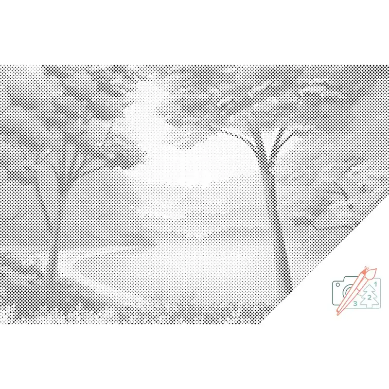 Weltweiter Versand Punktmalerei – Bunte Natur