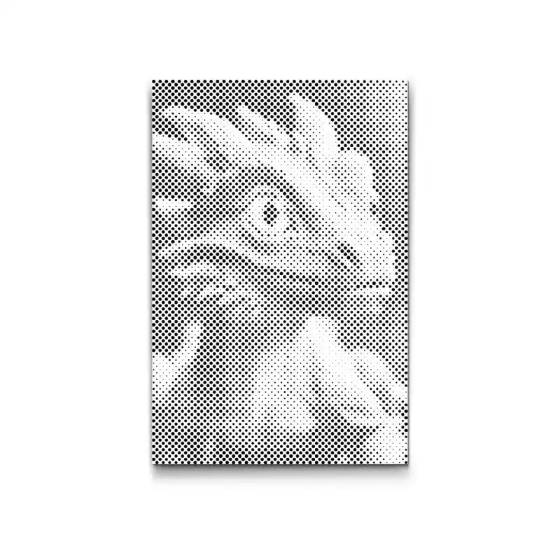 Zertifiziert Punktmalerei – Bunter Drache