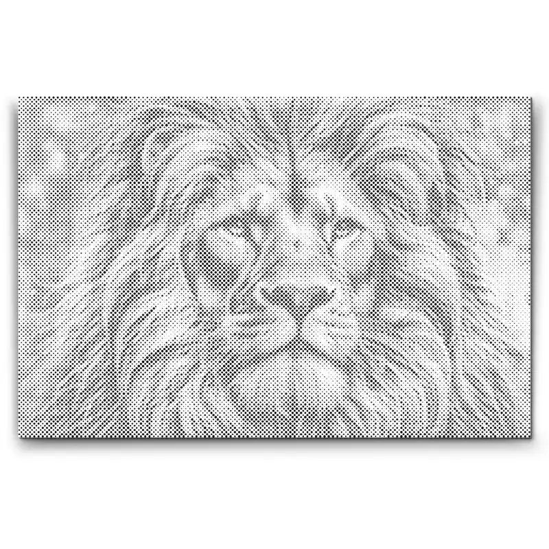 Punktmalerei – Bunter Löwe 5 Neue Kollektion