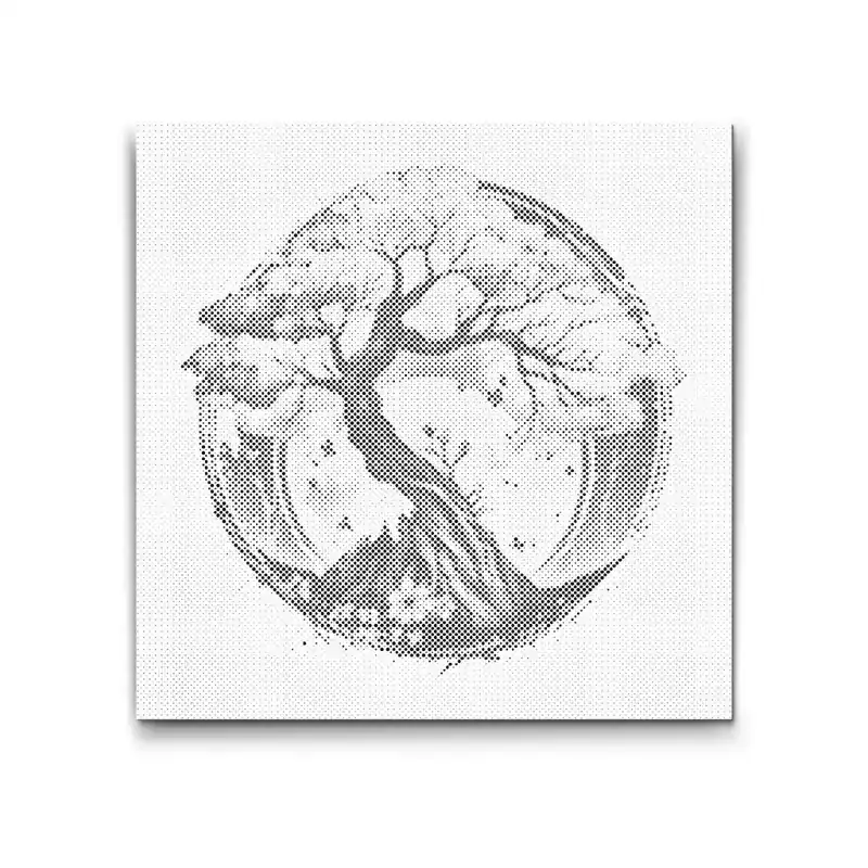 Wochenendangebot Punktmalerei – Bunter Sakura-Bonsai