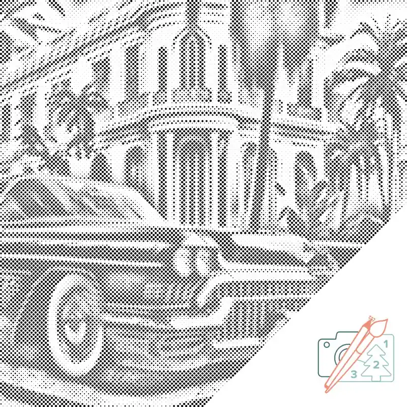 Geld-Zurück-Garantie Punktmalerei – Cadillac