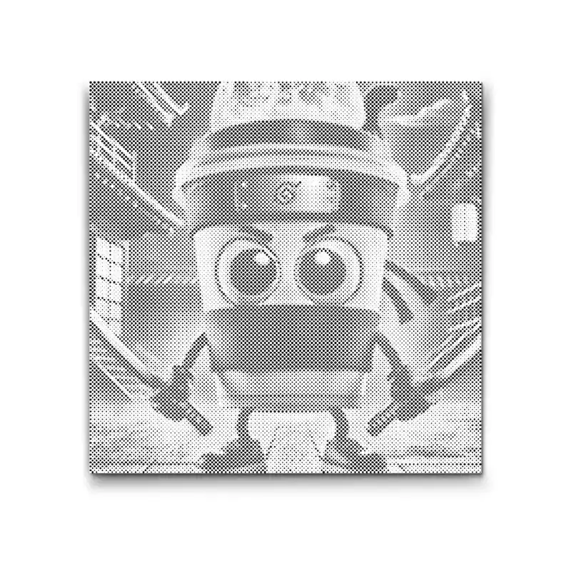 Punktmalerei – Cappucino assasino Gratis Versand