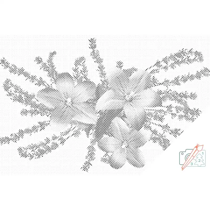 Sonderangebot Punktmalerei – Dekorative Blumen