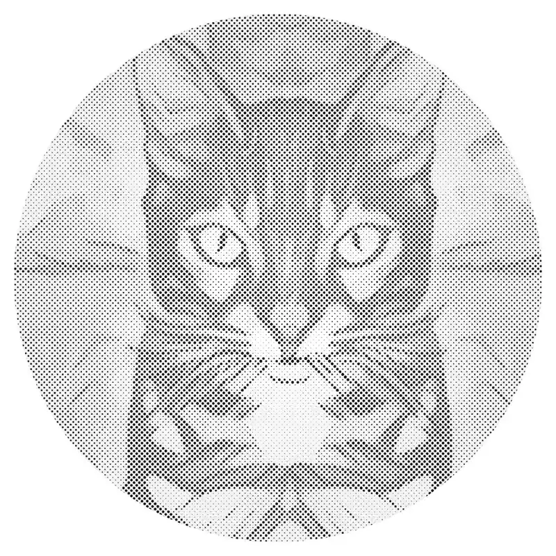 Punktmalerei – Der Blick der Katze 1 Must-Have