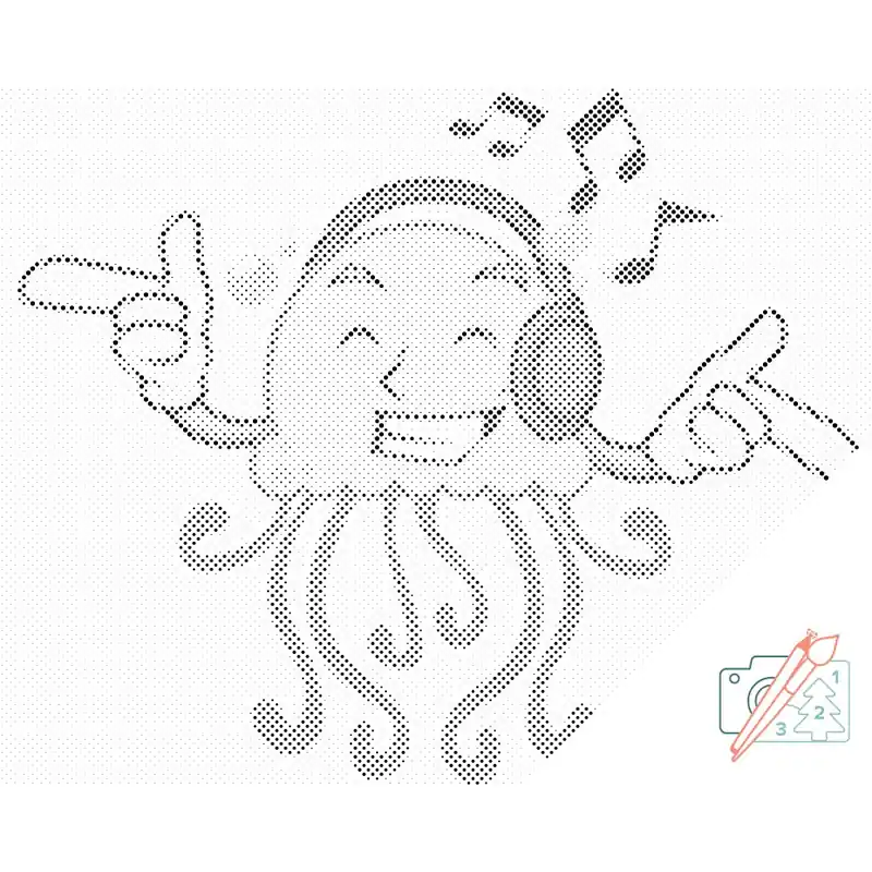 Im Trend Punktmalerei – DJ Quallen