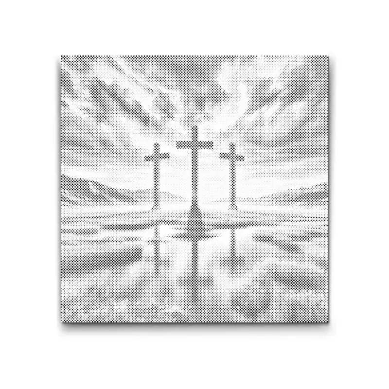 Punktmalerei – Drei Kreuze Jetzt Kaufen