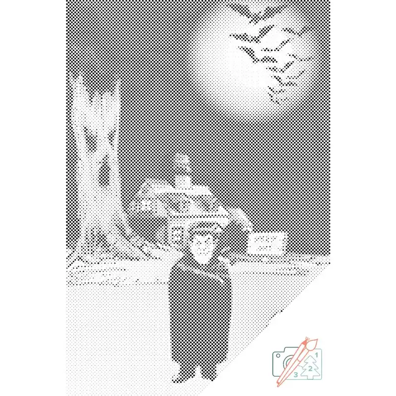 Punktmalerei – Dracula Heißes Angebot