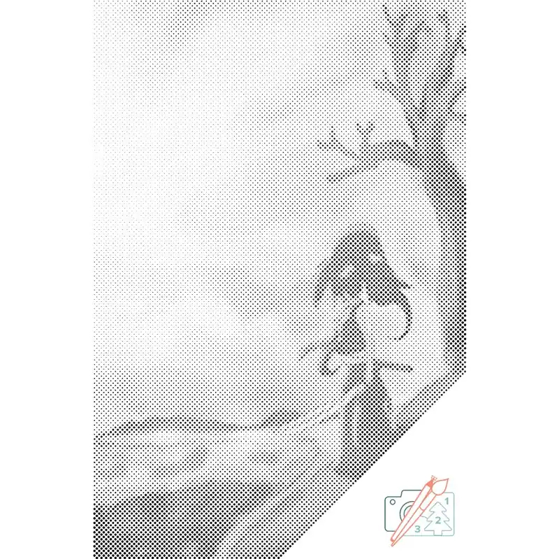 Punktmalerei – Eine Frau mit einem Schwert Beliebt