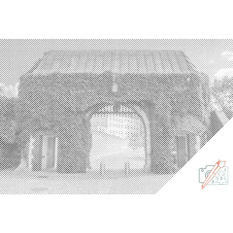 Punktmalerei – Eingang zum Schloss Wawel Neu Im Sortiment