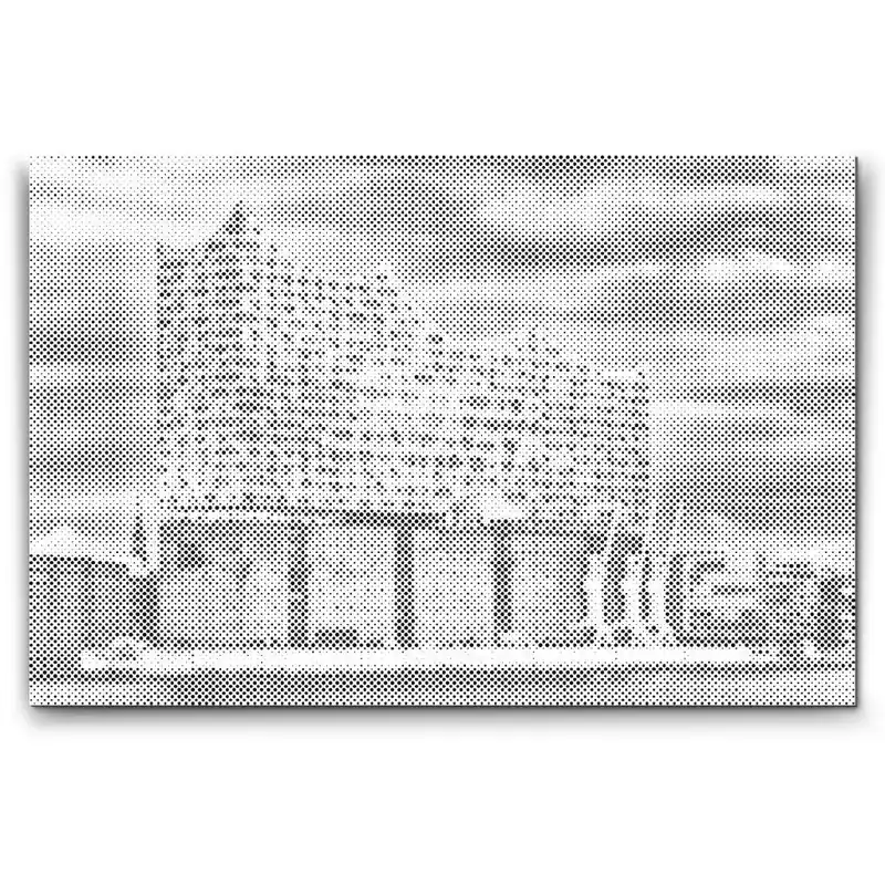 Punktmalerei – Elbphilharmonie, Hamburg – Deutschland Highlight