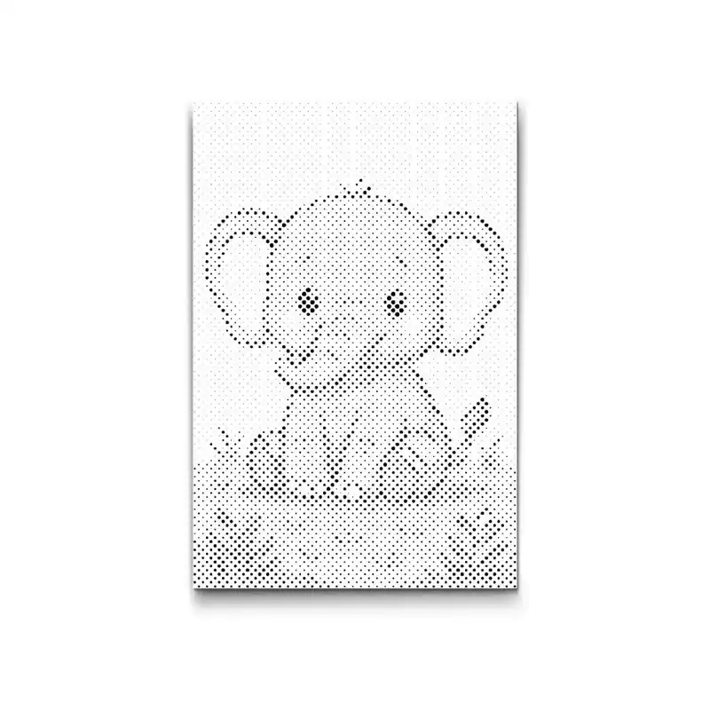 Beliebt Punktmalerei – Elefantenbaby auf der Wiese