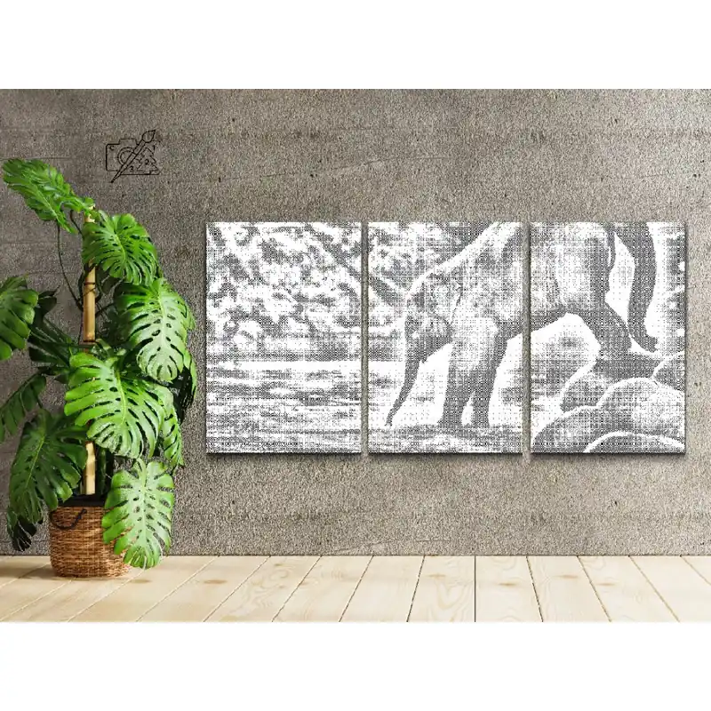 Online Kaufen Punktmalerei – Elefantenkalb (3er-Set)