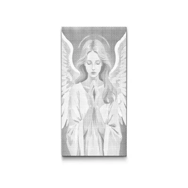 Top-Qualität Punktmalerei – Engel in gedeckten Farben