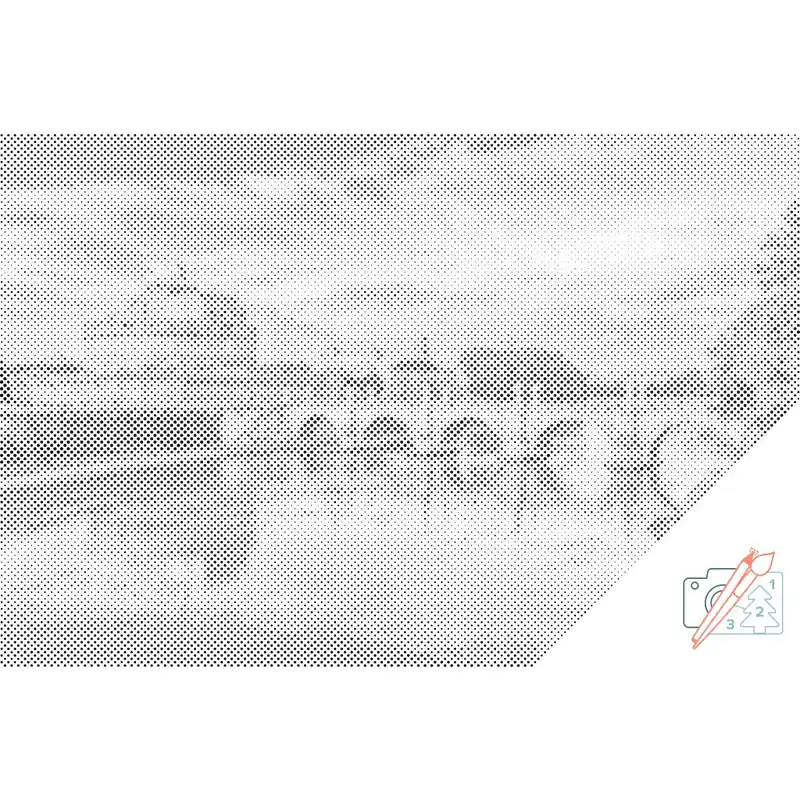 Top-Angebot Punktmalerei – Engelsbrücke in Rom