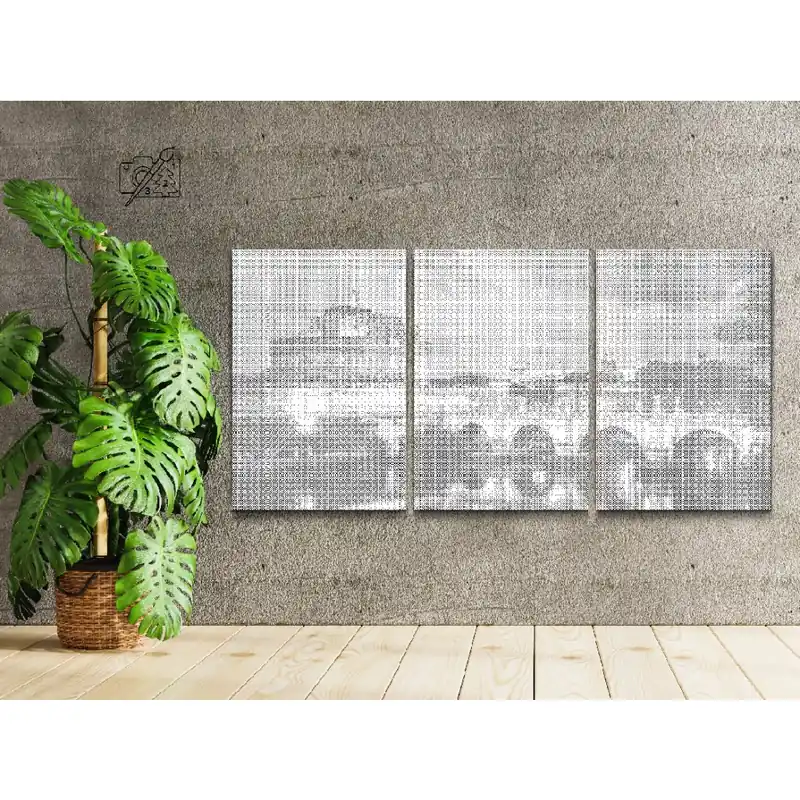 Großhandel Punktmalerei – Engelsburg in Rom (2er-Set)