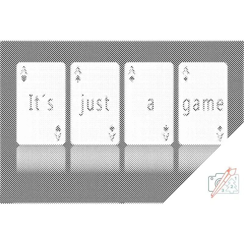 Punktmalerei – Es ist nur ein Spiel Geprüft