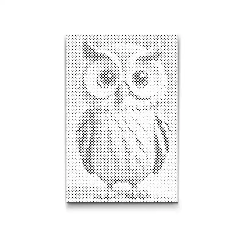 Punktmalerei – Eule für Kinder Kostenloser Versand