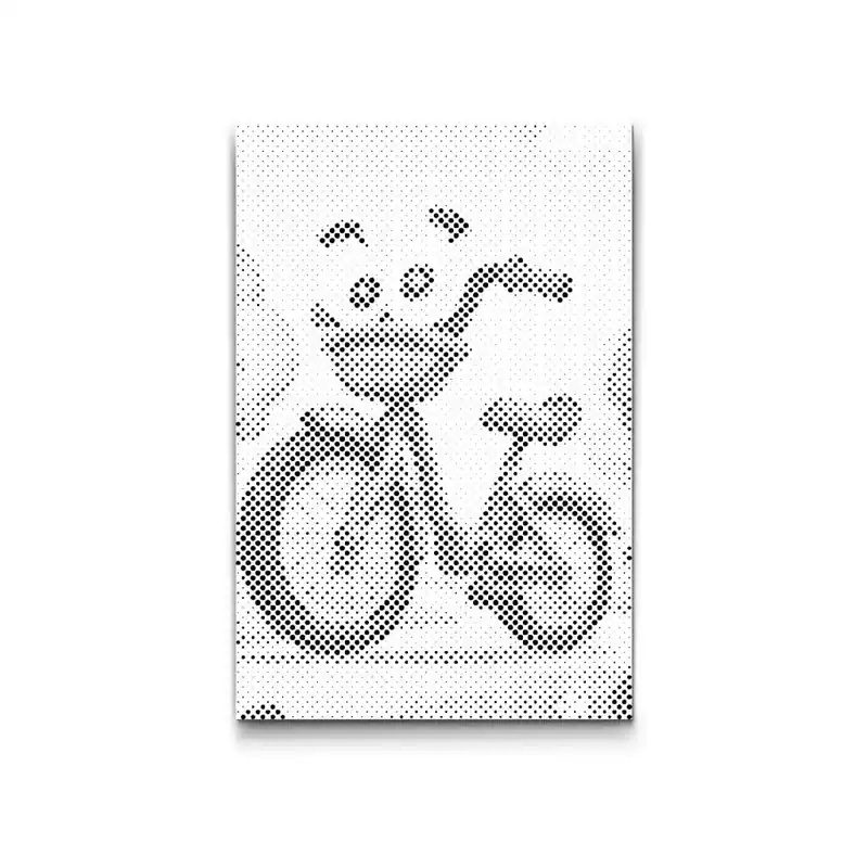 Exklusiv Punktmalerei – Fahrrad für Kinder