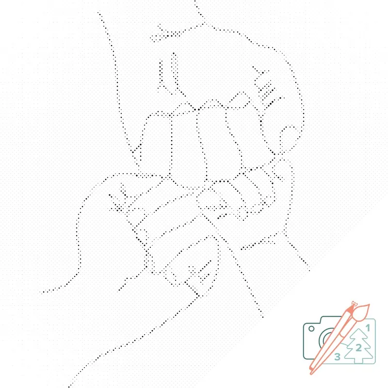 Geld-Zurück-Garantie Punktmalerei – Familienband