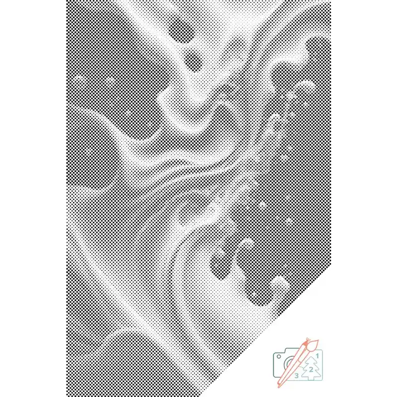 Top-Angebot Punktmalerei – Farbenwirbel