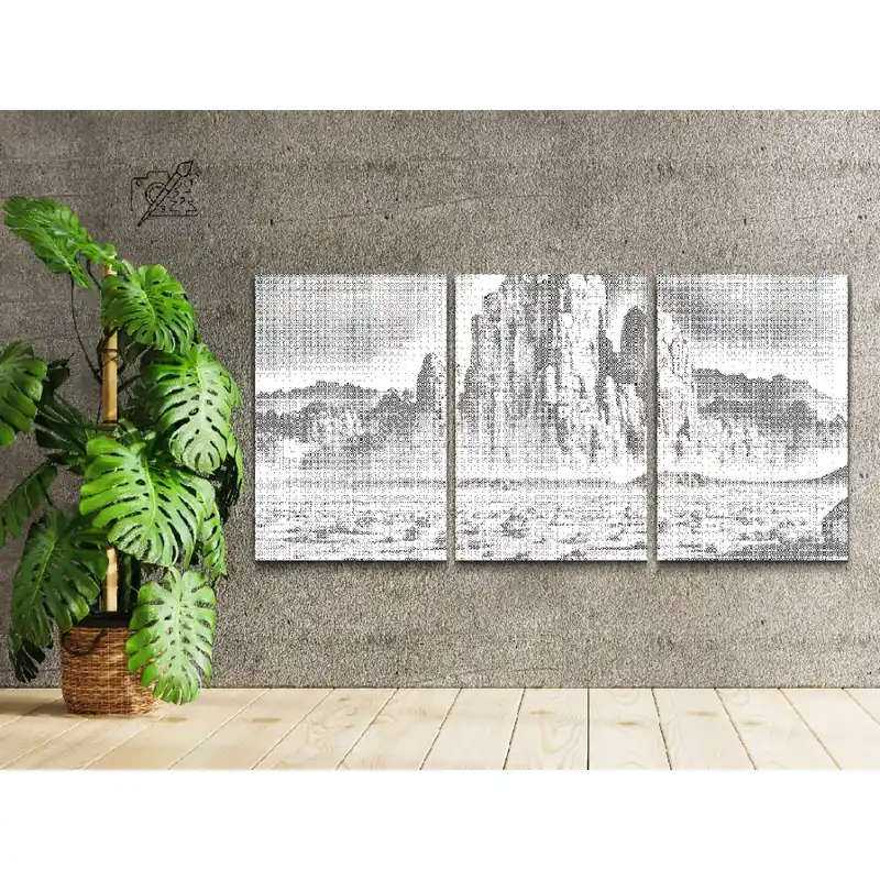 Punktmalerei – Felsen in der Wüste (3er-Set) Saisonangebot