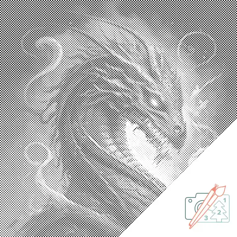 Punktmalerei – Feuriger Drache Neue Kollektion