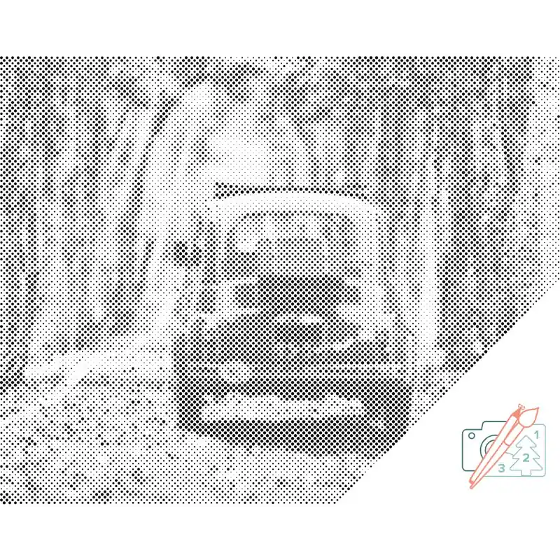 Punktmalerei – Fiat 500 Kracherpreis