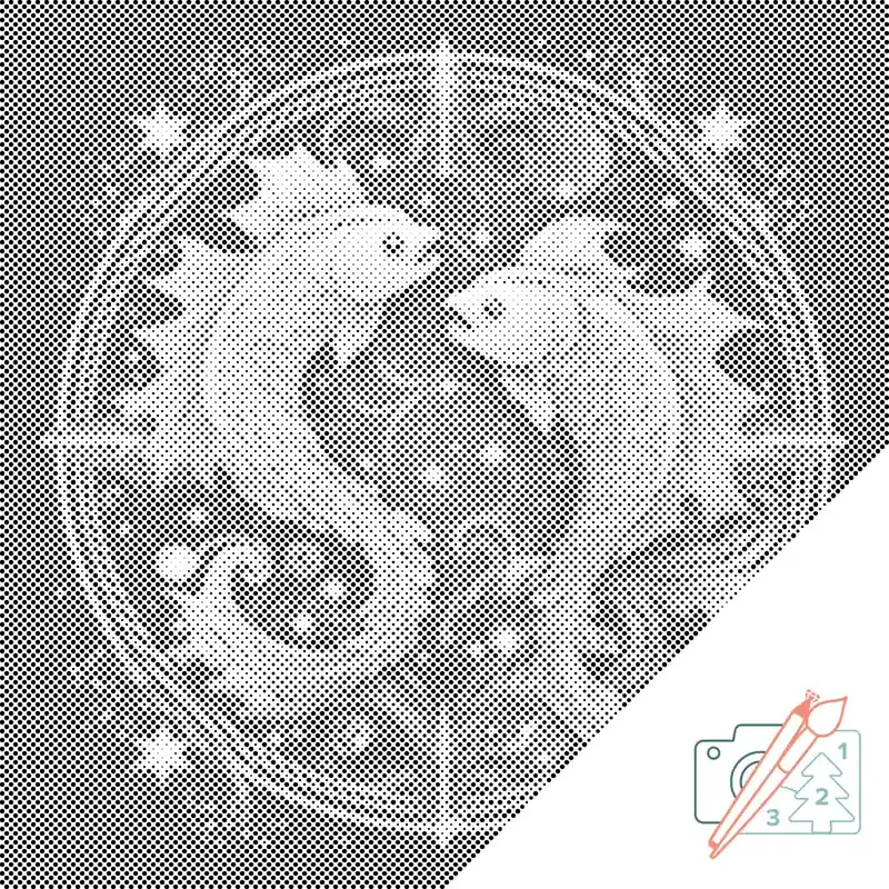 Punktmalerei – Fische Abverkauf