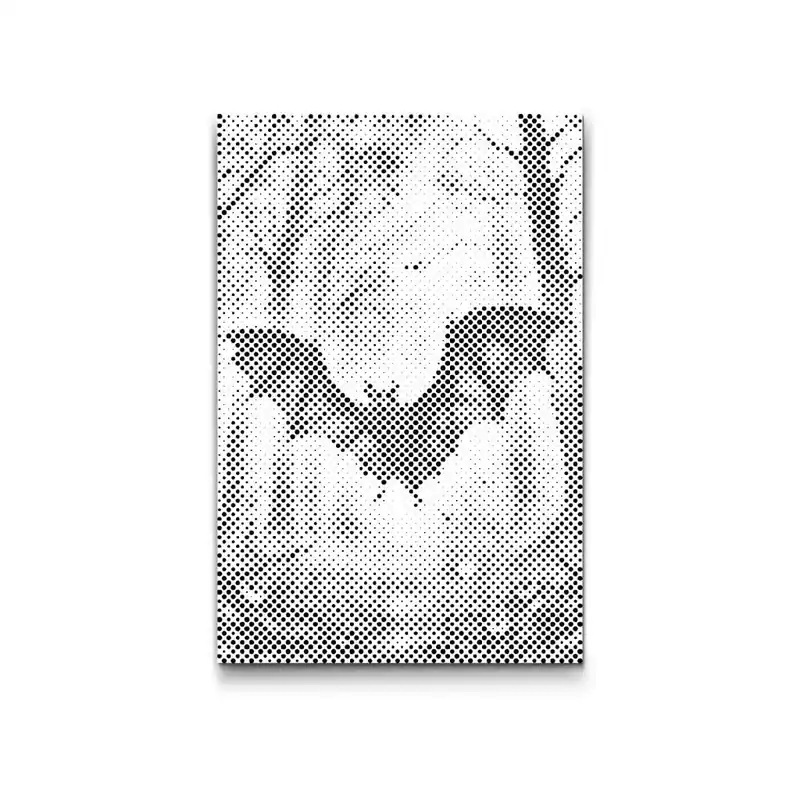 Punktmalerei – Fledermaus im Wald Meistverkauft