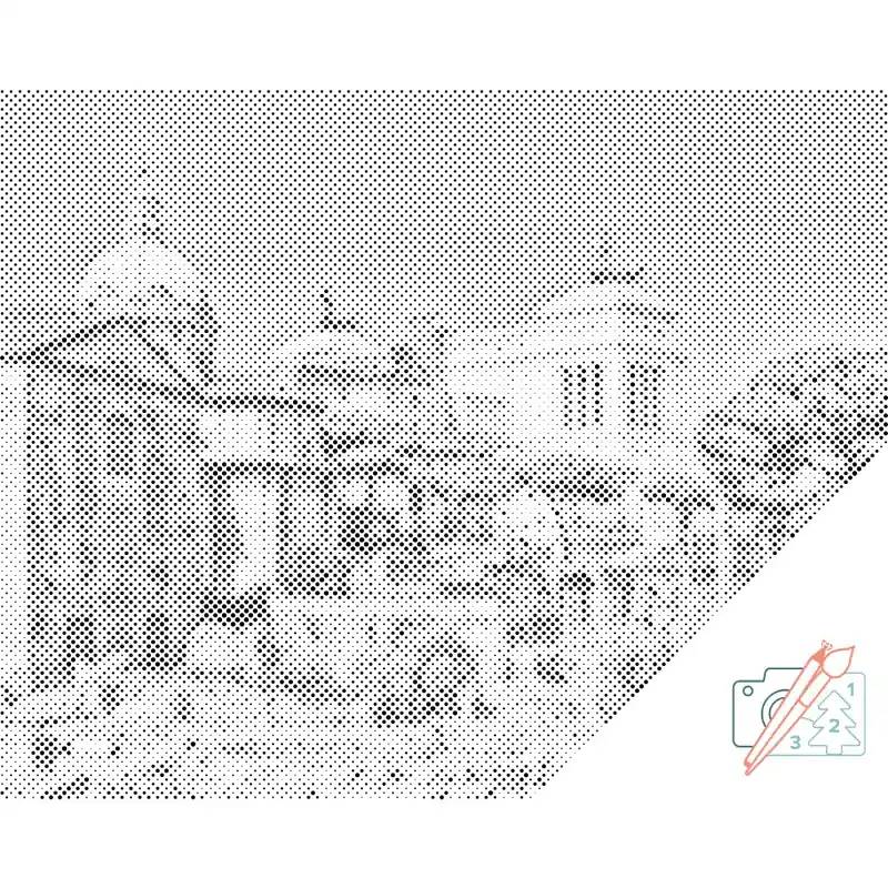 Punktmalerei – Forum Romanum, Rom 2 Günstig