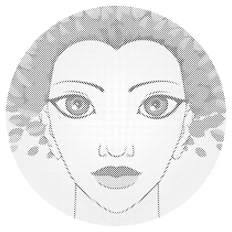 Punktmalerei – Frau mit Blättern Solange Der Vorrat Reicht