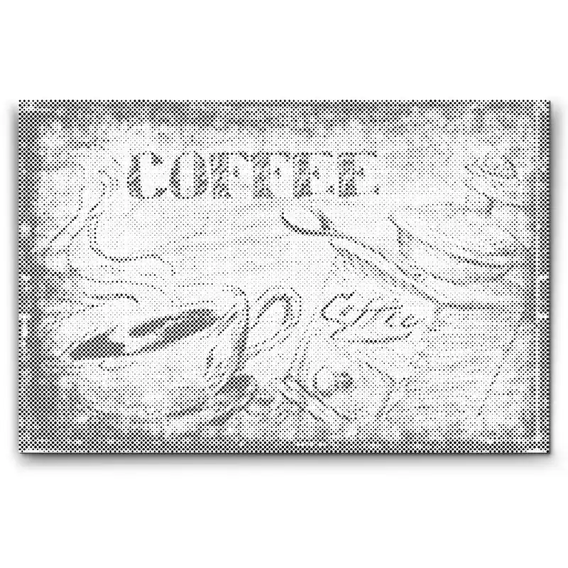 Punktmalerei – Frisch gemahlener Kaffee Top-Angebot