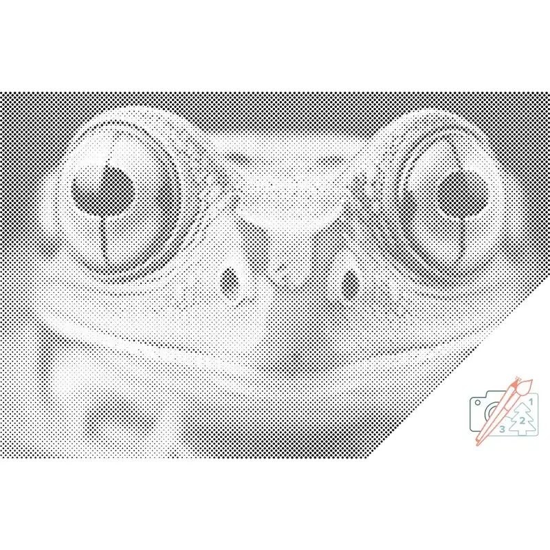 Neue Ware Punktmalerei – Frosch aus Nahsich