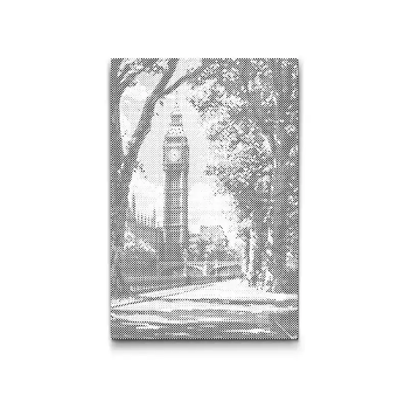 Punktmalerei – Frühling in London Exklusiv