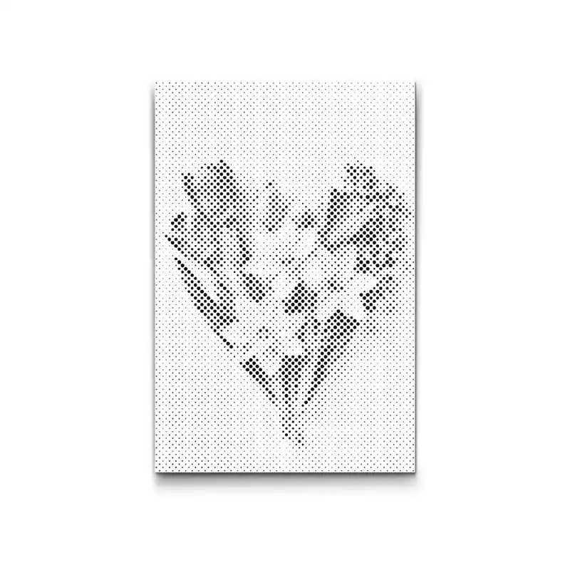 Punktmalerei – Frühlingsblumen im Herzen Schneller Versand