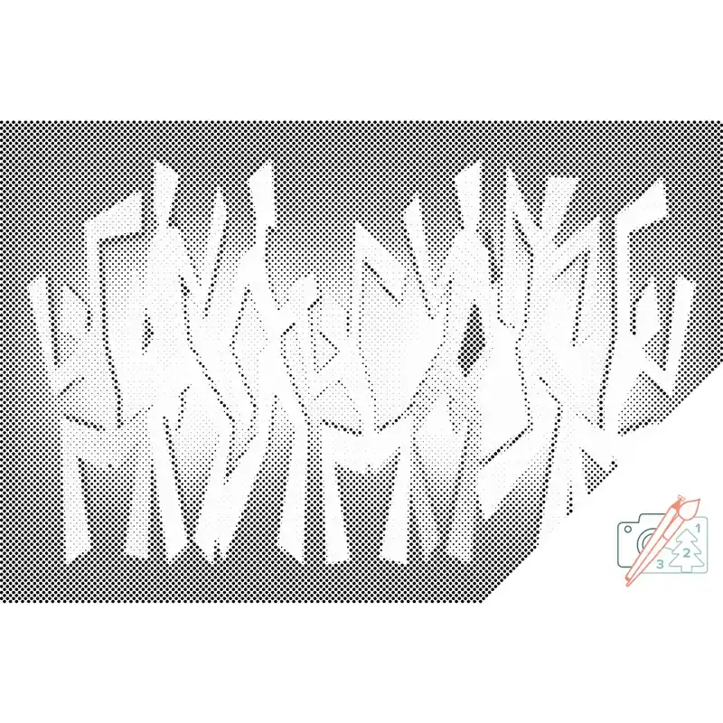 Begrenztes Angebot Punktmalerei – Fröhlicher Tanz