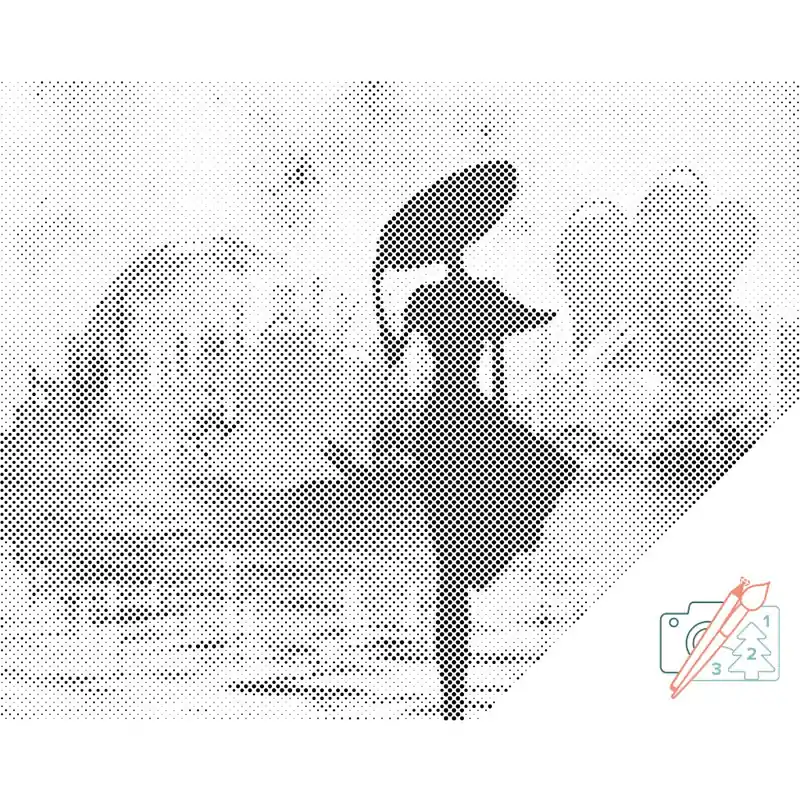 Punktmalerei – Gedanken einer Frau Abverkauf