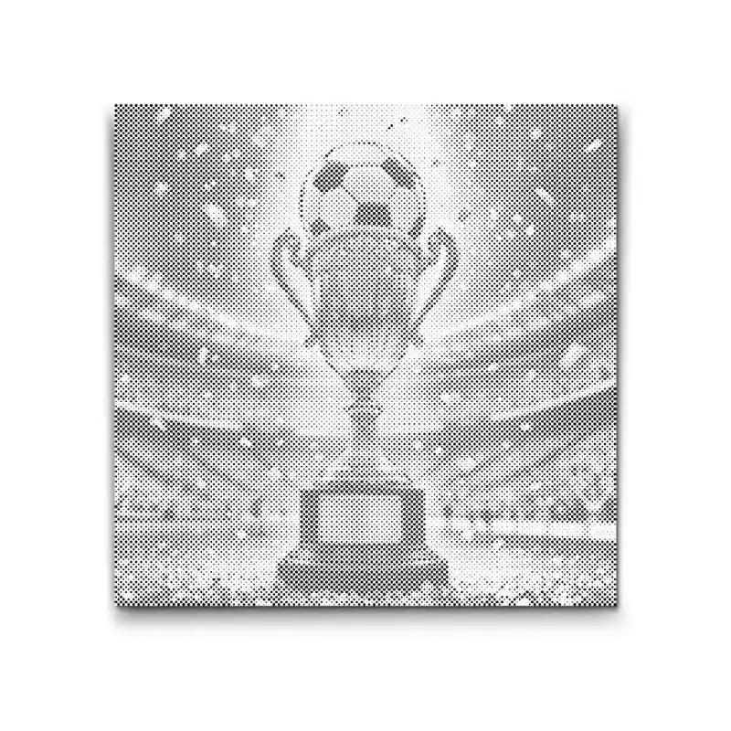 Punktmalerei – Fußballpokal Preis Gesenkt