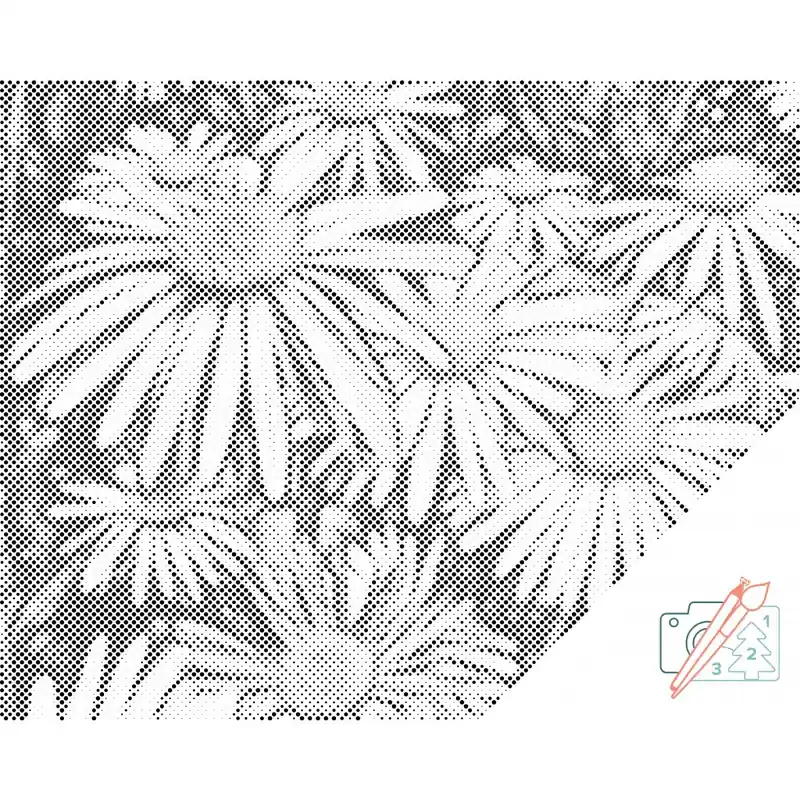 Punktmalerei – Gänseblümchen Super-Preis