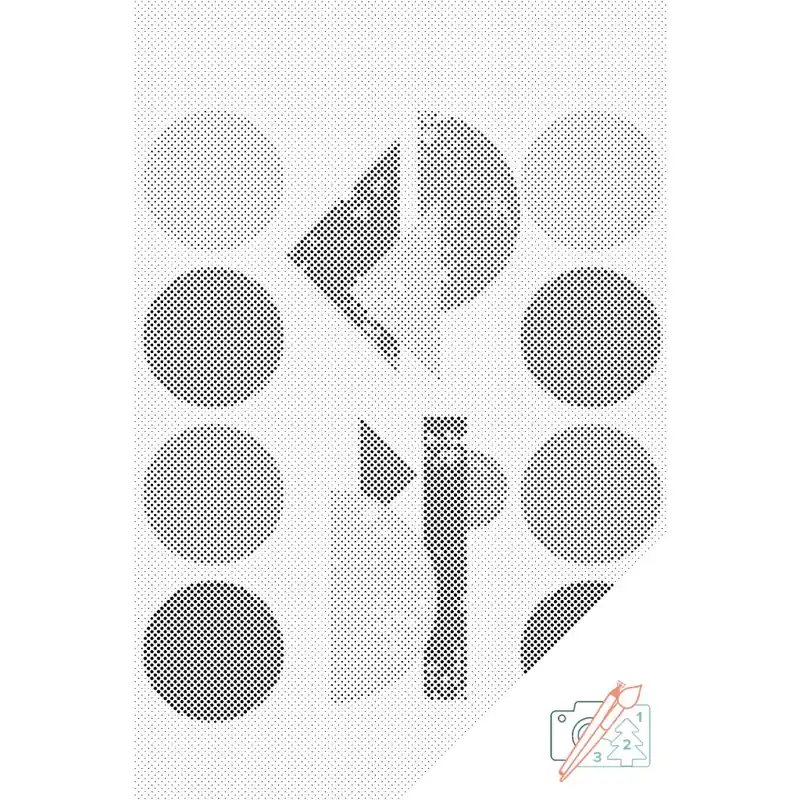 Punktmalerei – Geometrisches Muster 2 Jetzt Zugreifen