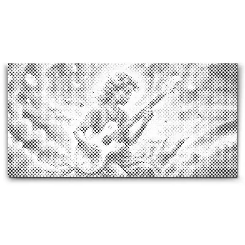 Sonderangebot Punktmalerei – Gitarrist in den Wolken